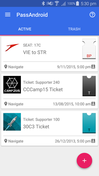 Image 7 for PassAndroid Passbook view…