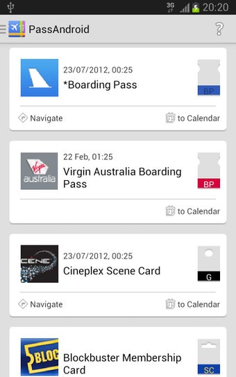 Image 4 for PassAndroid Passbook view…