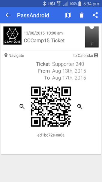 Image 2 for PassAndroid Passbook view…