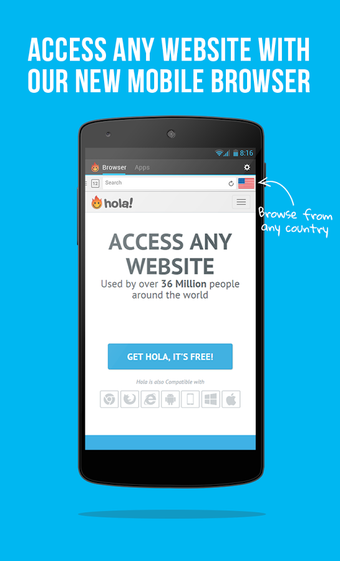 Image 0 for Hola Free VPN Proxy