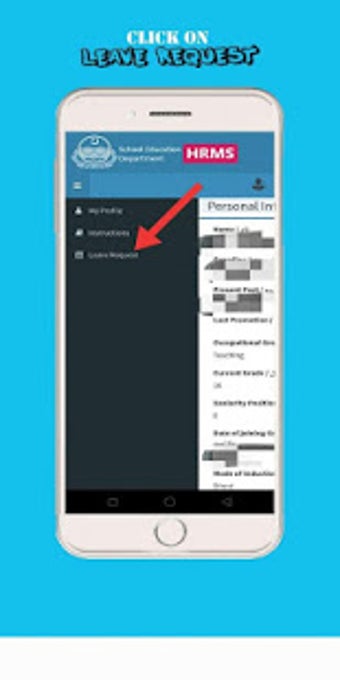 Imagen 1 para HRMS ONLINE Leave Applica…
