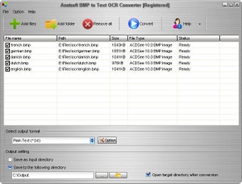 Imagen 0 para Aostsoft BMP to Text OCR …