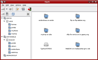 Imagen 1 para Gigolo for Linux