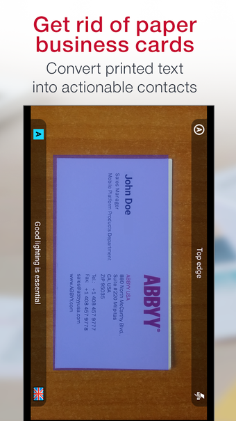 Image 0 for ABBYY Business Card Reade…