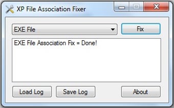 Image 0 for XP File Association Fixer