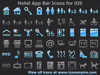 Image 0 for Hotel App Tab Bar Icons f…