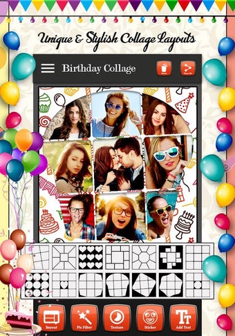 Imagen 1 para Birthday Photo Collage Ma…
