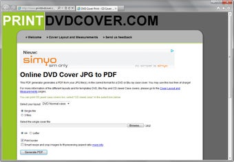 Image 0 for PrintDVDCover.com