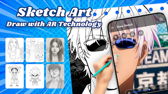 Image 0 for AR Anime Sketchbook Traci…