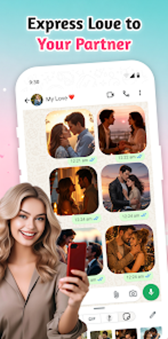 Image 0 for Romantic Sticker: Sweet L…