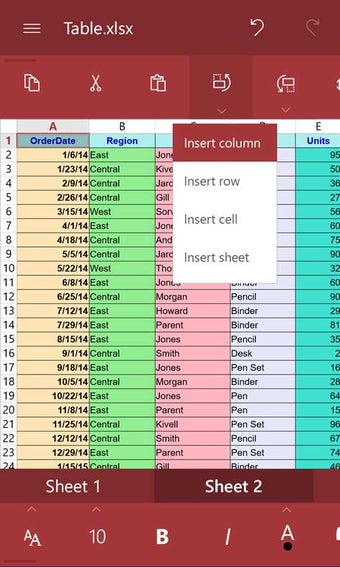 Imagen 2 para Editor for Excel Files fo…