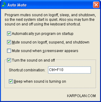 Image 0 for Auto Mute