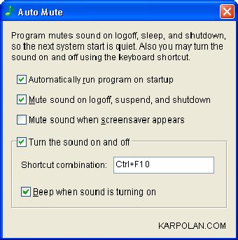Image 0 for Auto Mute