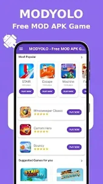 Imagen 0 para MODYOLO - Apps  Games