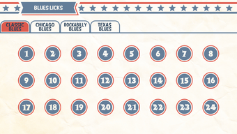 Imagen 1 para 96 Free Blues Guitar Lick…