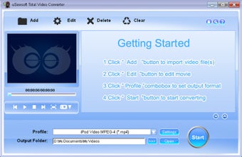 Image 0 for uSeesoft Total Video Conv…