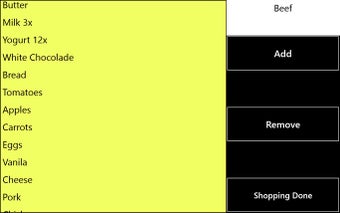 Imagen 1 para My ShoppingList for Windo…