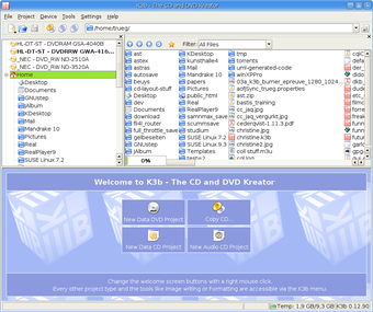 Image 2 for K3b for Linux
