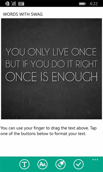 Image 3 for Words with Swag - add tex…
