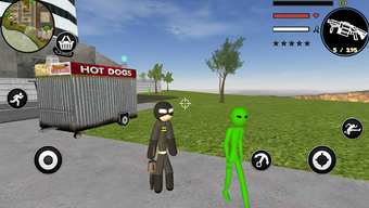 Image 1 for Dark Bat Stickman Rope He…