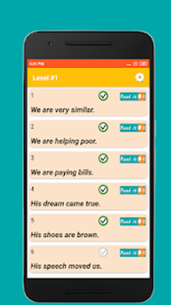 Image 1 for English Sentence Practice…