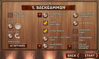 Image 1 for Backgammon Pack : 18 Game…