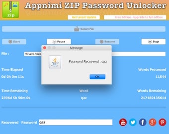 Image 2 for Appnimi ZIP Password Unlo…