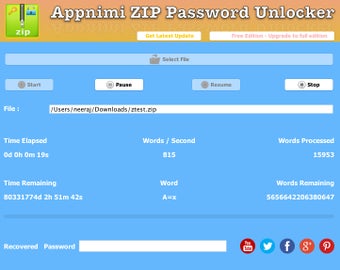 Image 0 for Appnimi ZIP Password Unlo…