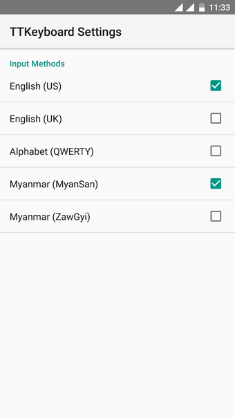 Image 1 for TTKeyboard - Myanmar Keyb…