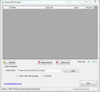 Imagen 0 para Free PDF to Excel Convert…