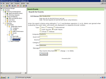 Image 0 for ELM Event Log Monitor