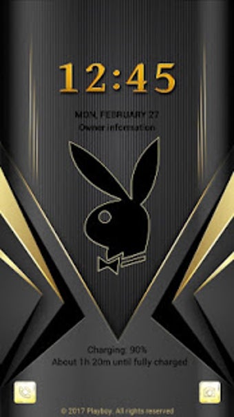 Image 1 for Playboy Gold Strips Theme