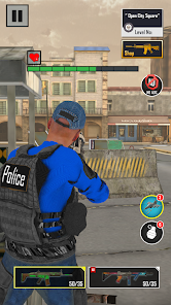 Image 0 for Police Agent Gun Shooting