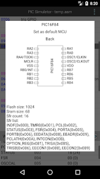 Image 3 for PICmicro simulator and as…