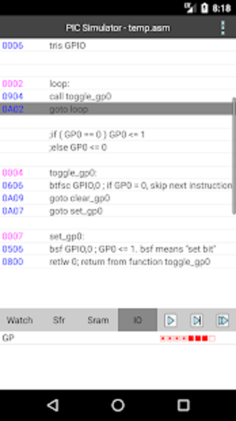 Image 1 for PICmicro simulator and as…