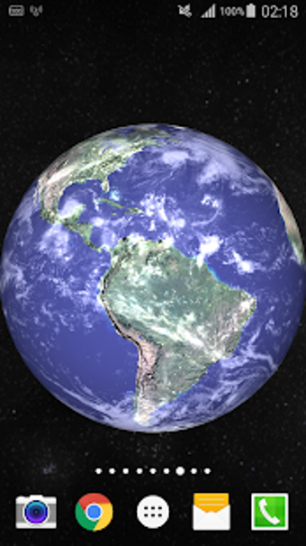 Imagen 2 para 3D Earth Live Wallpaper P…