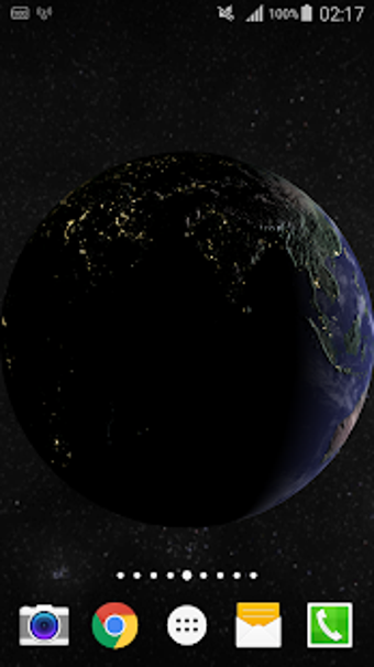 Imagen 3 para 3D Earth Live Wallpaper P…