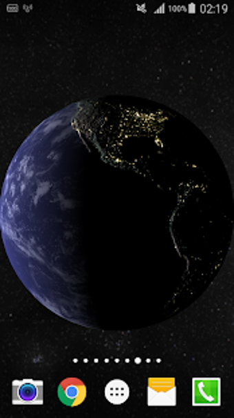 Imagen 1 para 3D Earth Live Wallpaper P…