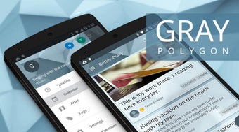 Image 0 for Diary - Polygon theme
