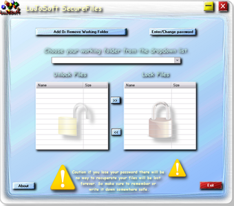Image 0 for LuJoSoft SecureFiles