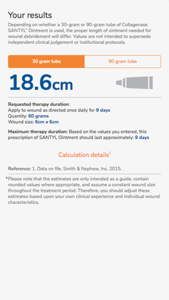 Image 2 for SANTYL* Dosing Calculator