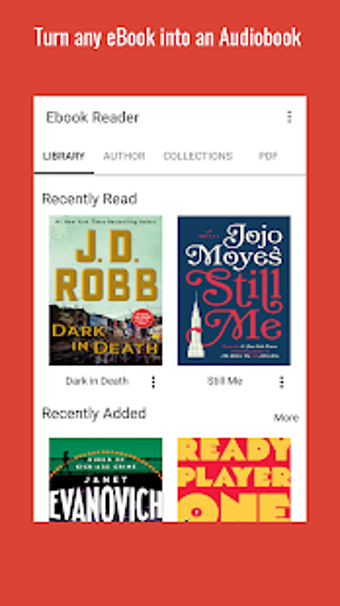 Imagen 2 para Audiobook Reader: Turn an…