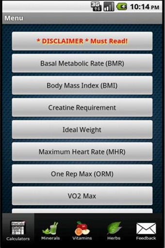 Image 3 for FitCal - Fitness Calculat…