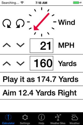 Image 0 for GolfWindCalculatorLTE