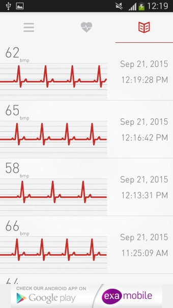 Imagen 1 para Cardiograph Heart Rate Mo…