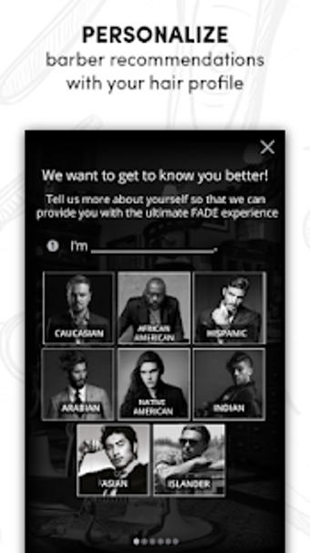 Imagen 1 para FADE (Barber booking app)