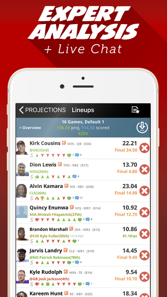 Image 0 for LineStar - Optimal Lineup…