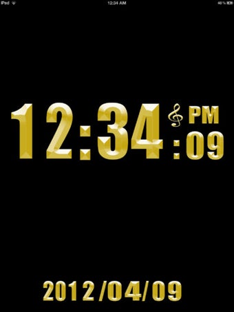 Image 3 for Gold Alarm Clock