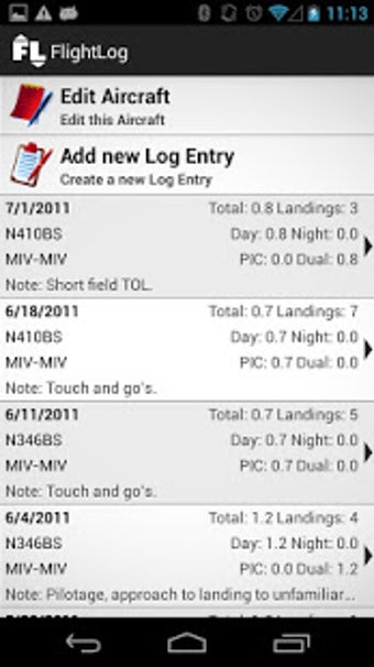 Image 3 for FlightLog - Pilot's Logbo…