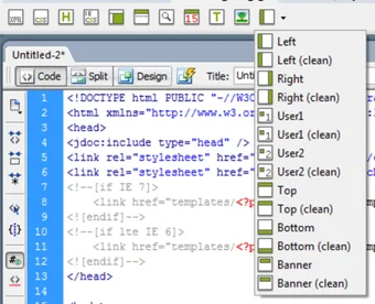 Image 0 for Joomla Dreamweaver Extens…